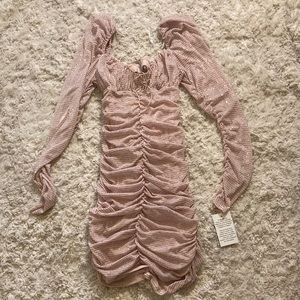 New For Love and Lemons Victoria’s Secret Glitter Mini Dress Size S